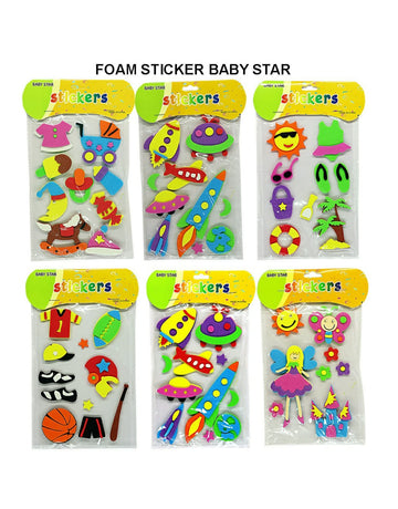Foam Sticker Baby Star 968988 | INKARTO