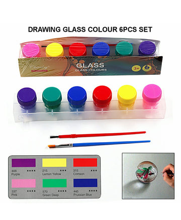 Glass Colour 6Pcs Set Cf0630Gs | INKARTO
