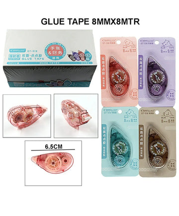 Glue Tape 8Mmx8Mtr Gt-518 | INKARTO