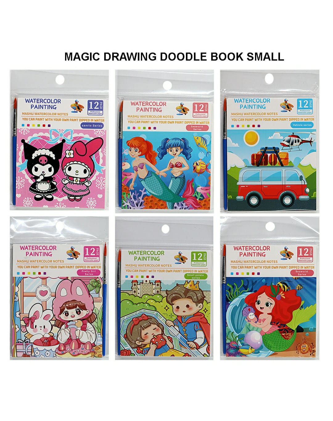 Magic Drawing Doodle Book Small Wyd801  | INKARTO