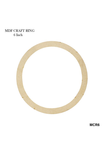 Mdf Craft Ring Round 6Inch X1/2Inch  Mcr6 | INKARTO