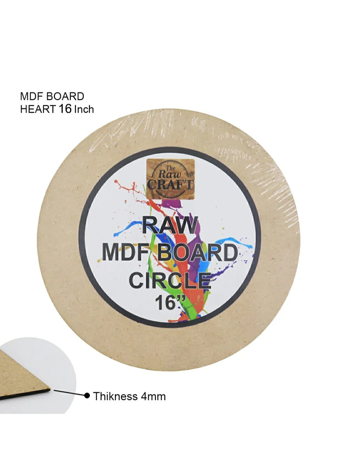 Mdf Cutout Round 16Inch Mdfr16 | INKARTO