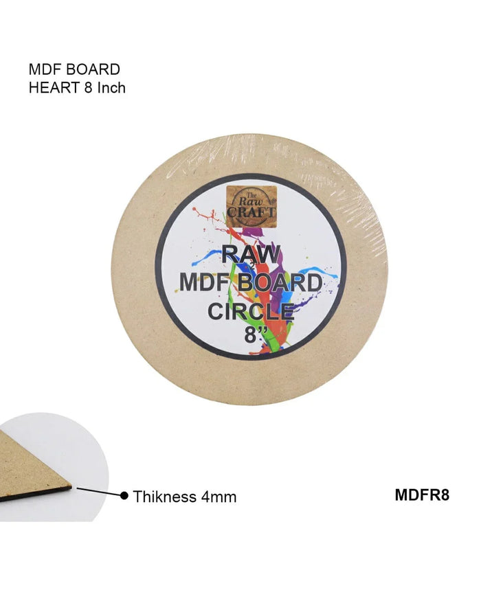 Mdf Cutout Round 8Inch (1pcs) Pack Of 1
