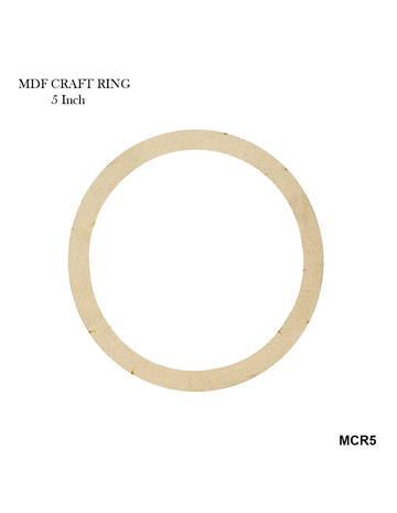 Mdf Craft Ring Round 5Inch X1/2Inch  Mcr5 | INKARTO