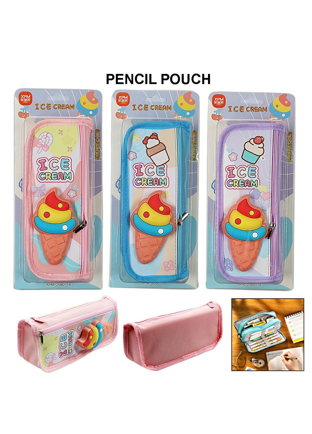 Pencil Case Pouch for Kids Xpm2080-18 | INKARTO