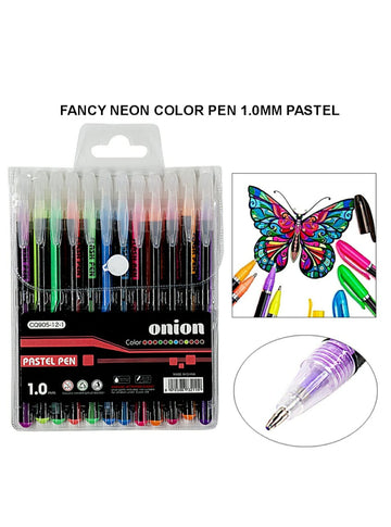 Neon Color Pen 1.0Mm Pastel Hp6207-12 Cq90512-1 | INKARTO