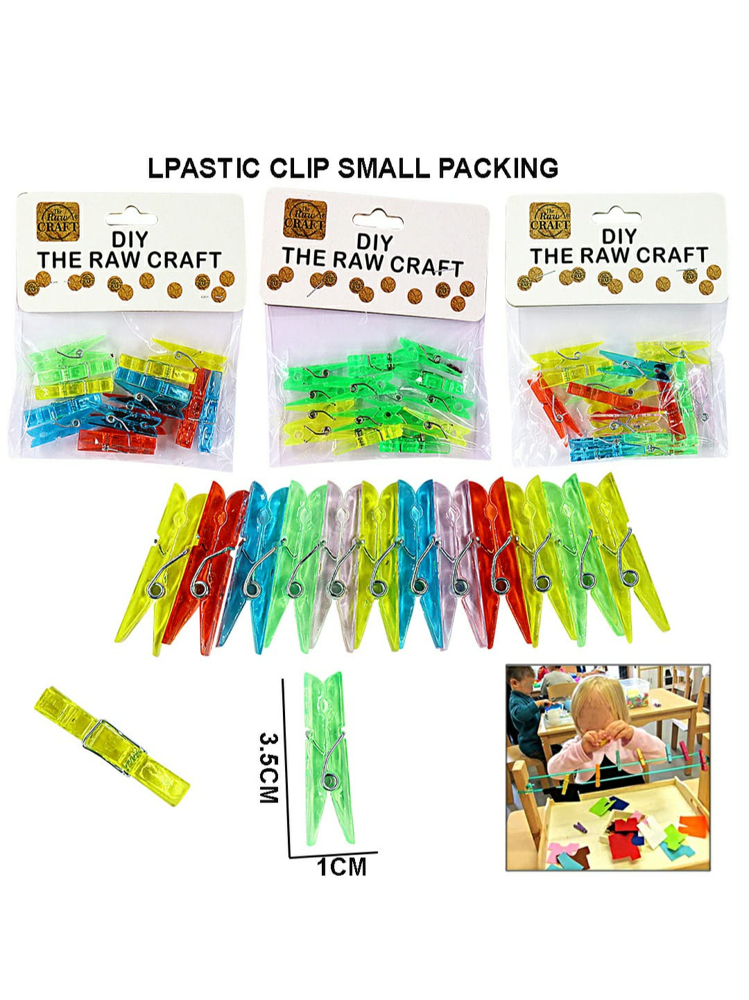 Plastic Clip Small Packing 004545Pl | INKARTO