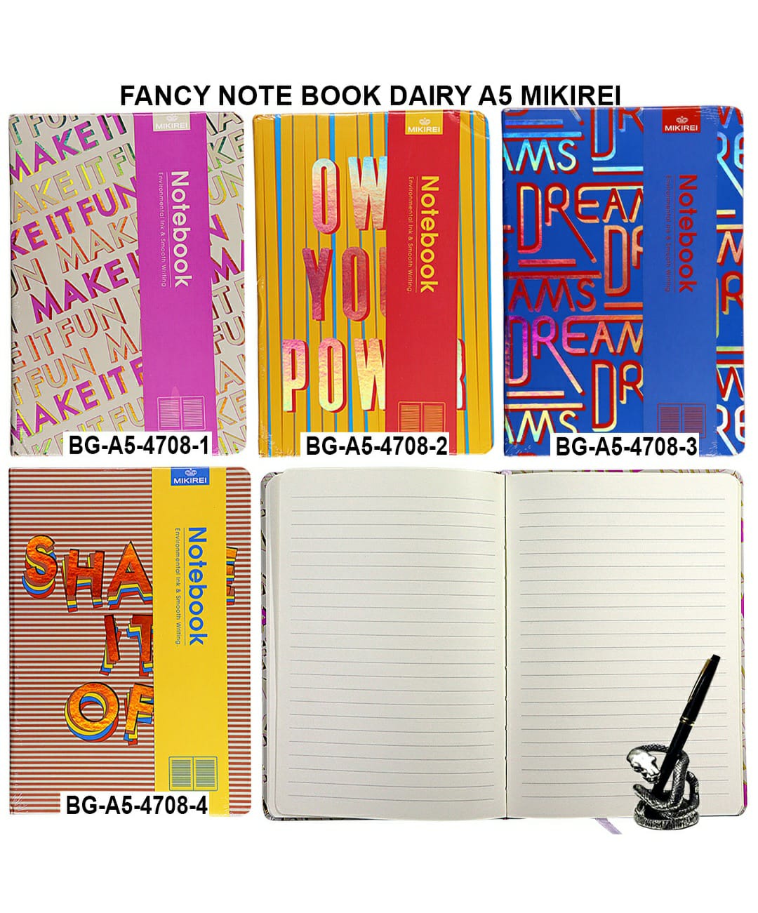 Note Book Dairy A5 Mikirei A5-4708 | INKARTO