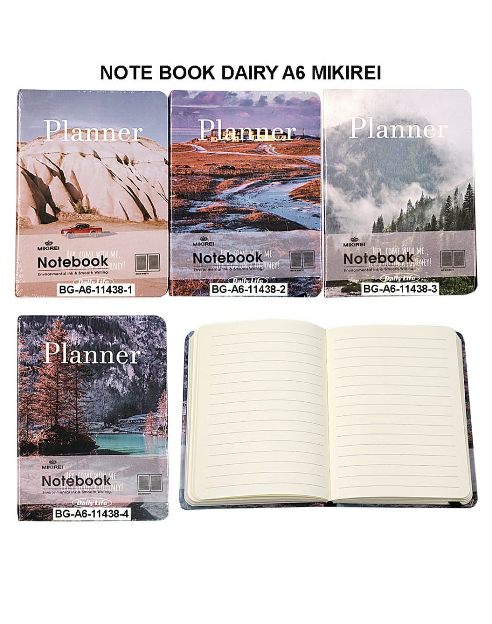 Note Book Dairy A6 Mikirei A6-11438 | INKARTO