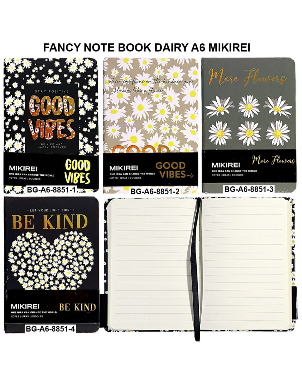 Note Book Dairy A6 Mikirei A6-8851 | INKARTO