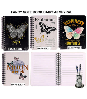 Note Book Dairy A6 Spyral Bxa6-10821 | INKARTO