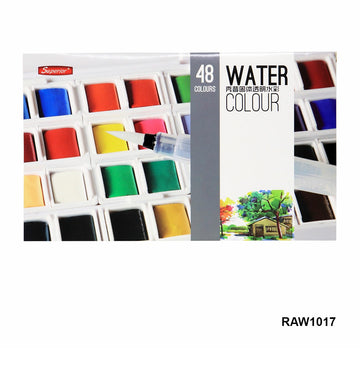 Water Color Superior 48Pcs Raw1017 | INKARTO