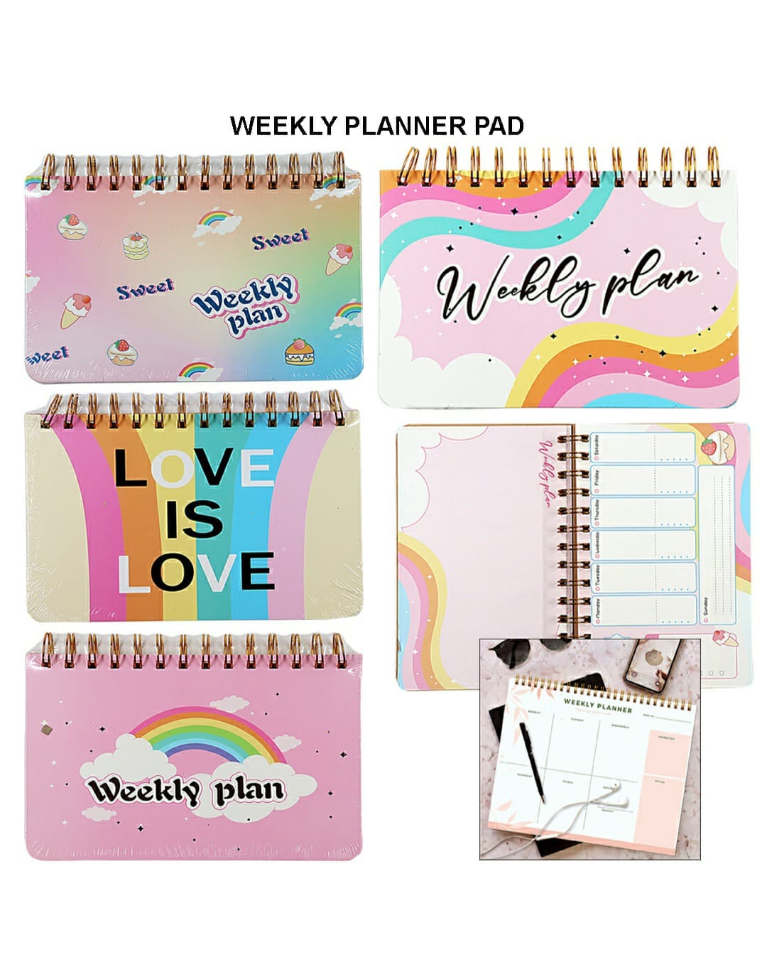 Weekly Planner Pad 1920