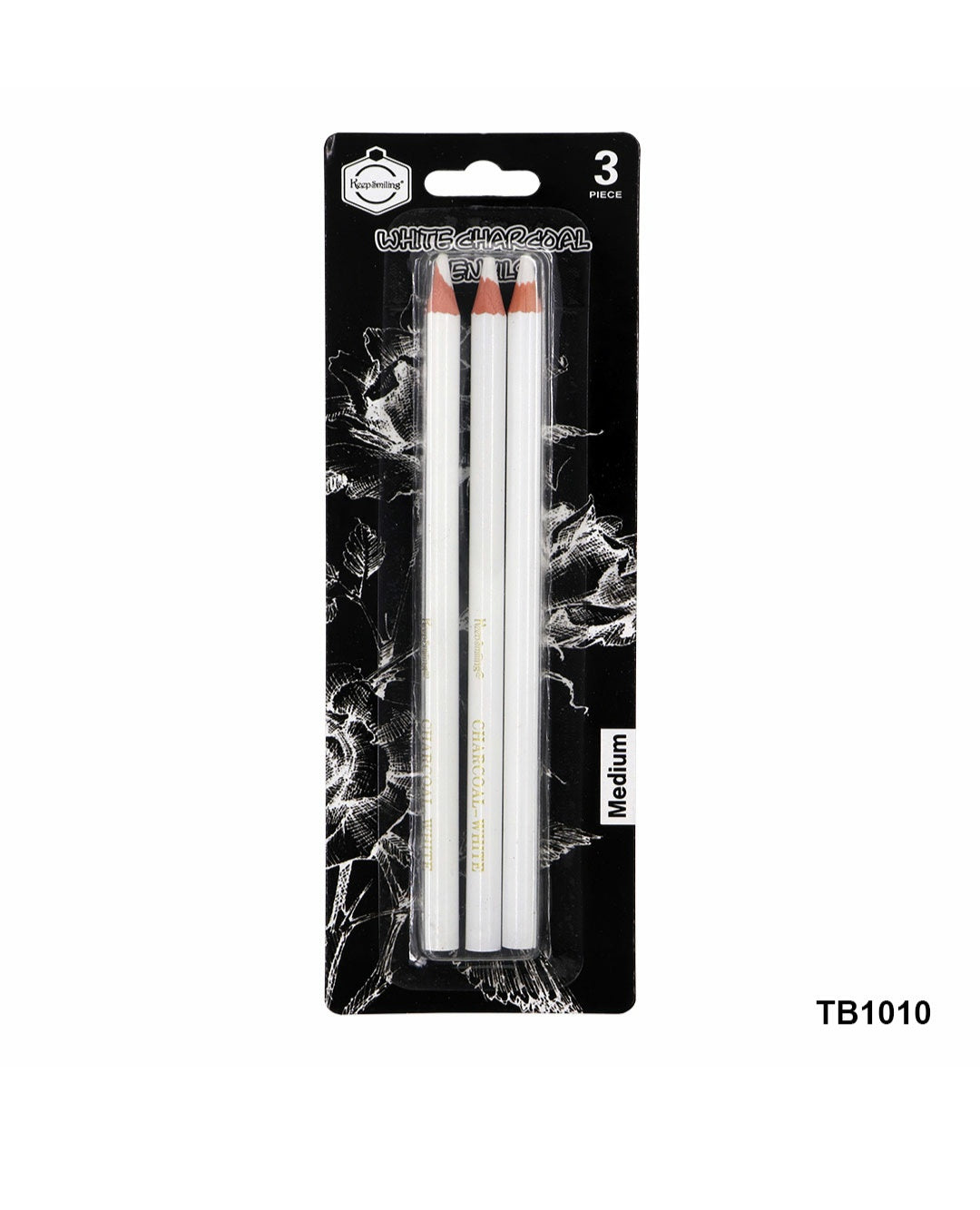 White Charcoal Pencil 3Pcs Raw1246 Tb-1010 | INKARTO