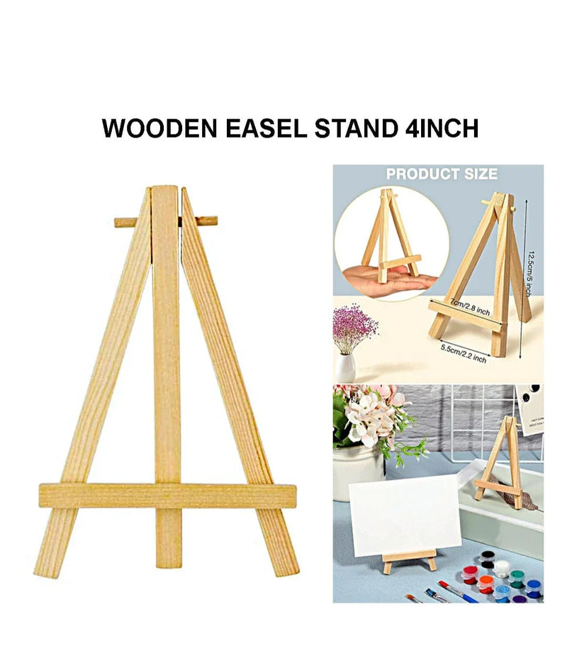 Wooden Easel 4Inch  4 Inches | INKARTO