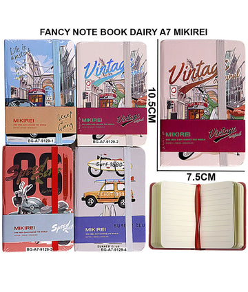 Note Book Dairy A7 Mikirei A7-9129 | INKARTO