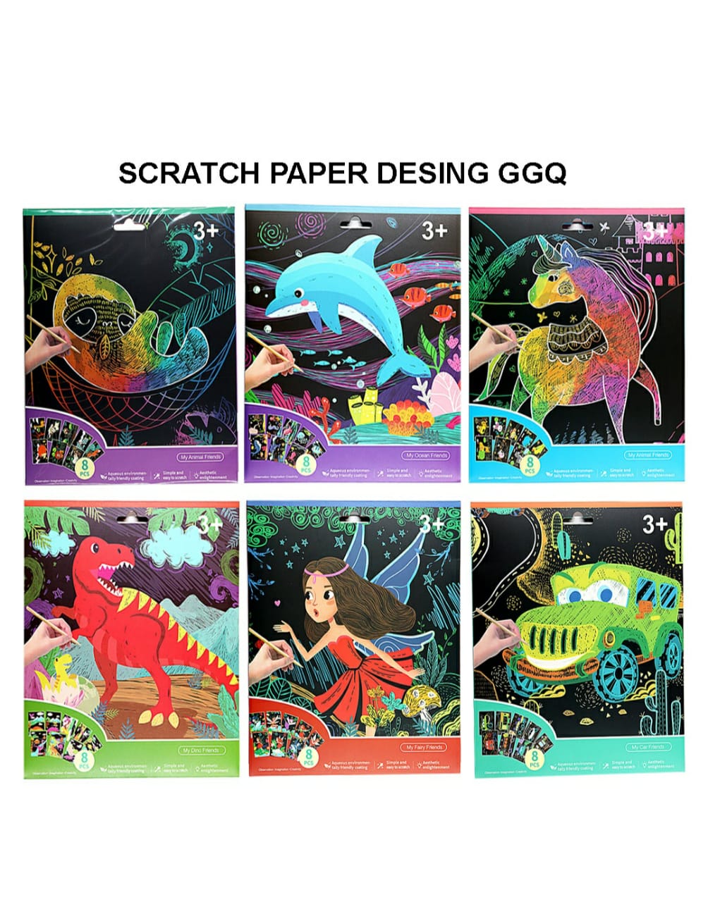 Scratch Paper Design Ggq 954303 | INKARTO