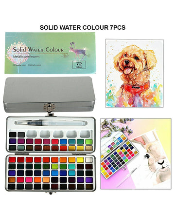 Solid Water Colour 72Pcs Wgmb72 | INKARTO