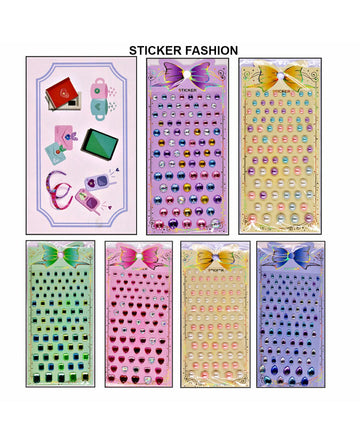 Sticker Glitter Stk-Zwb | INKARTO