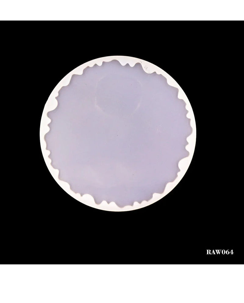Resin Silicone Mould Coaster Agate 8Inchx6Mm Raws-064 | INKARTO