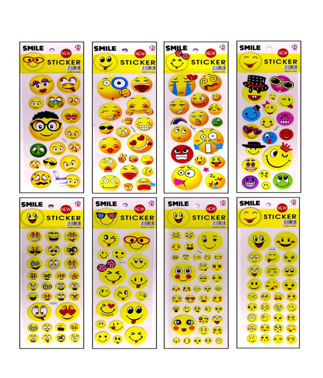 Sticker Smiley Mix Raw1236 Lxa | INKARTO