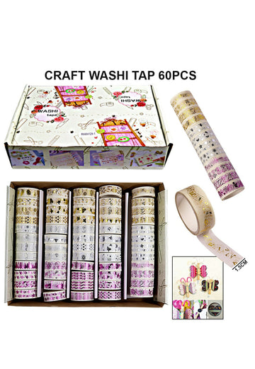 Washi Tap 60Pcs Raw4129-1 | INKARTO