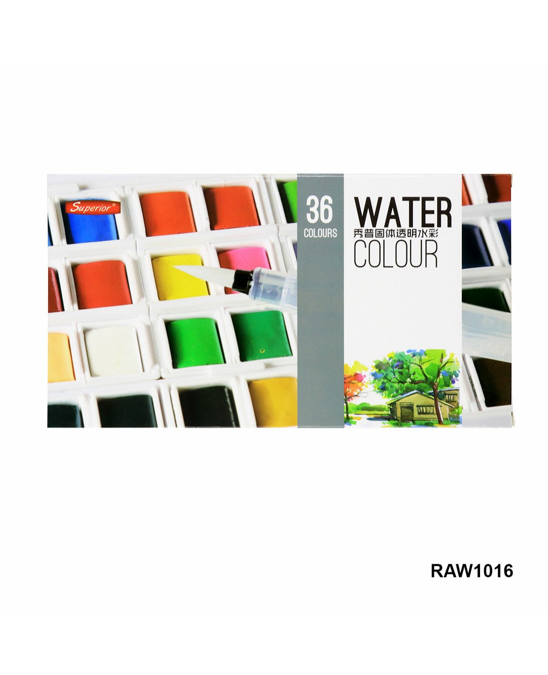 Water Color Superior 36Pcs Raw1016 | INKARTO