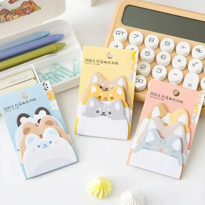 Cute sticky Notes, Korean Designed Post notes of pastel colours.