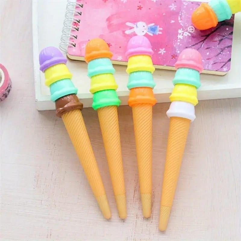 Ice cream cone Gel pen (Contain 1 Unit)