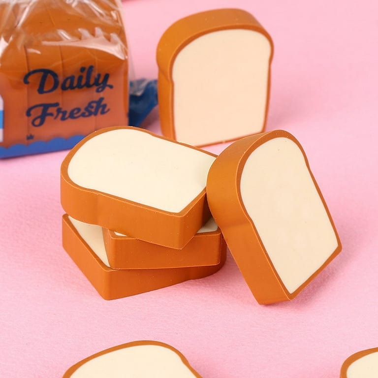 Cute Eraser of Bread  Shaped for return gifting!