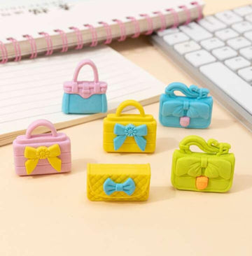 Cute handbag eraser- pack of 1 eraser