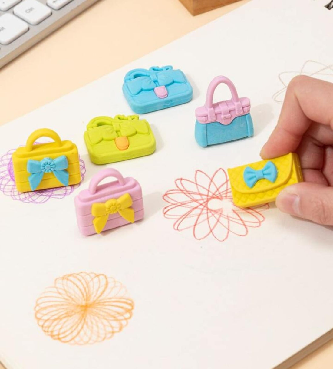 Cute handbag eraser- pack of 1 eraser