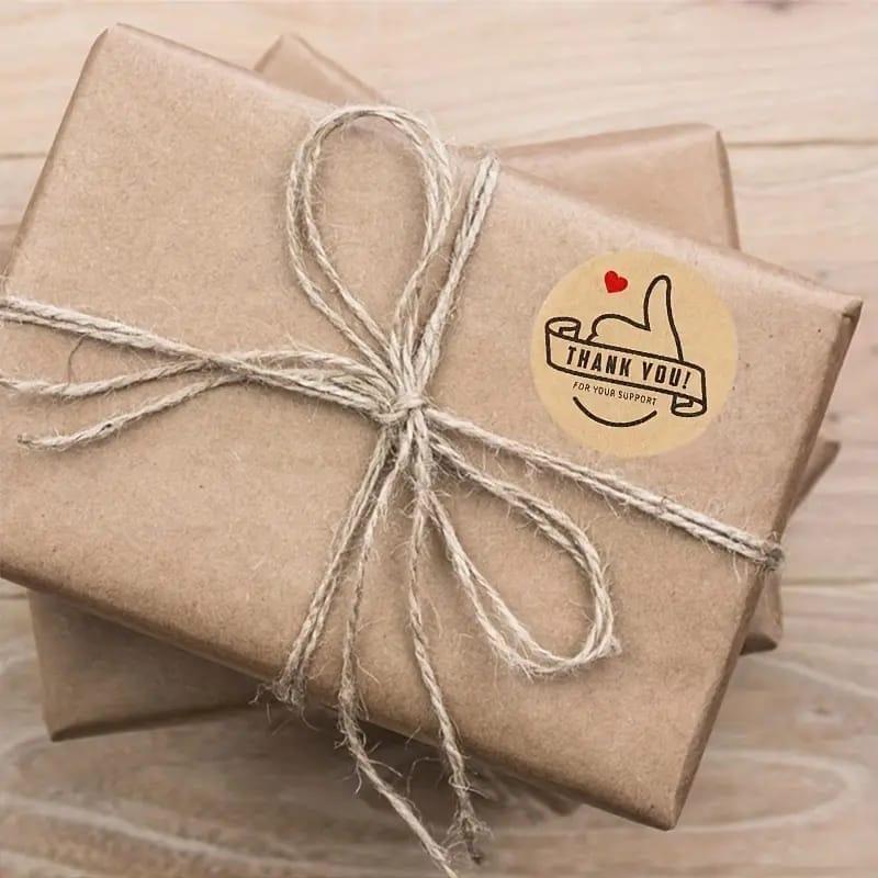 (JUMBO ROLL) Thank you labels for your small business (500 Labels) 1inch