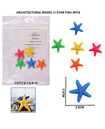 Architectural Model I1 Star Fish 4Pcs C0372