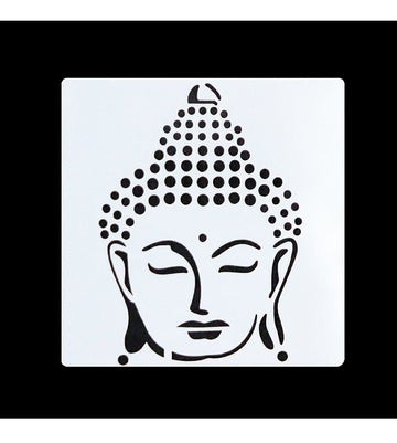 Buddha Drawing Stencil 13Cm X 13Cm