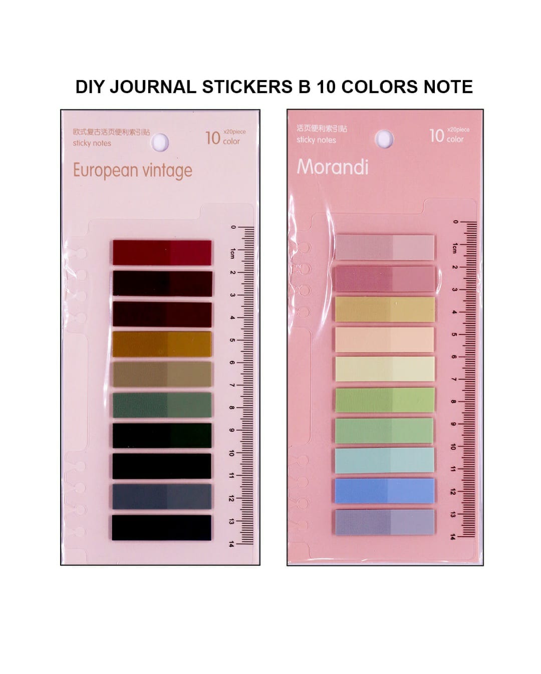 Diy Journal Stickers B 10 Colors Note 720198 8620-1