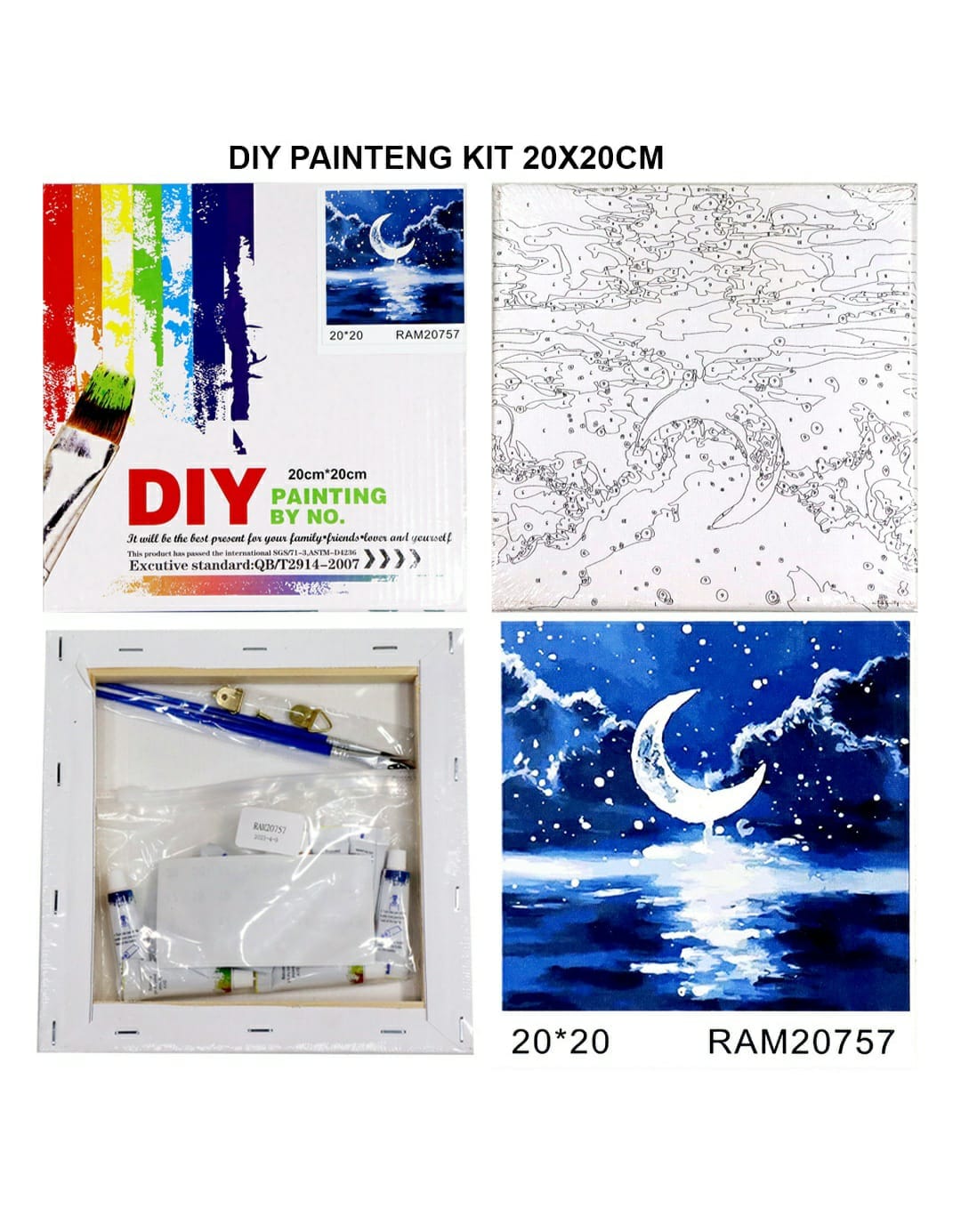 Diy Painting Kit 20X20Cm 678988