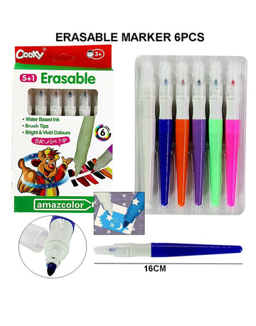 Erasable Marker 6Pcs 80614