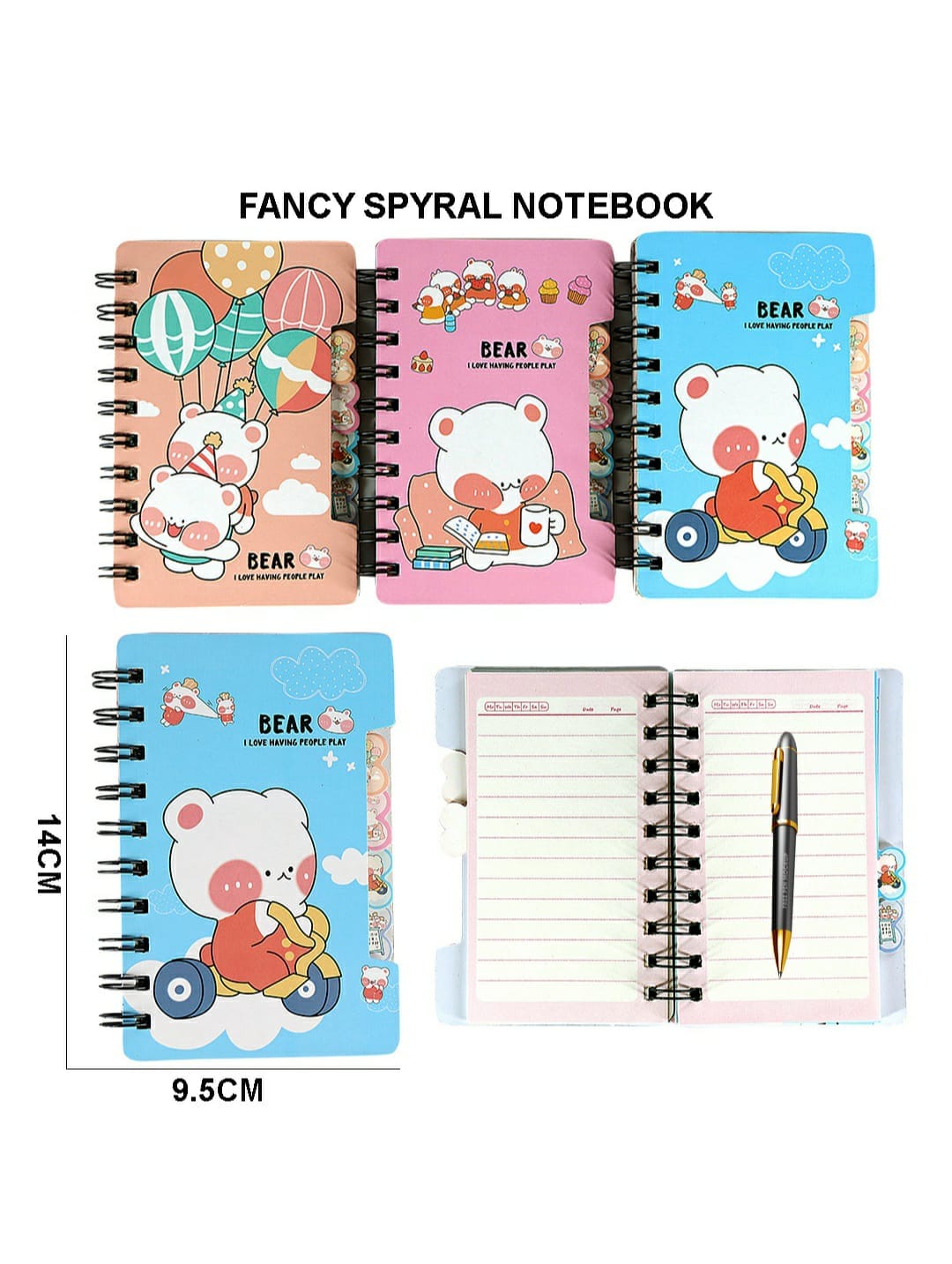 Fancy Spyral Notebook Xq80K-1486