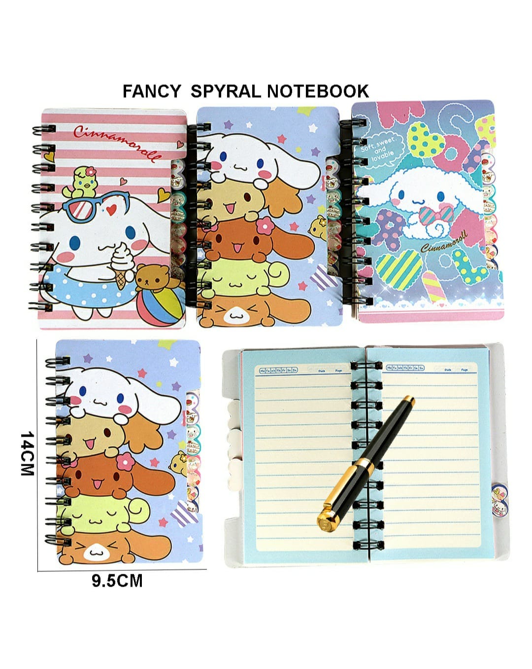 Fancy Spyral Notebook Xq80K-1829