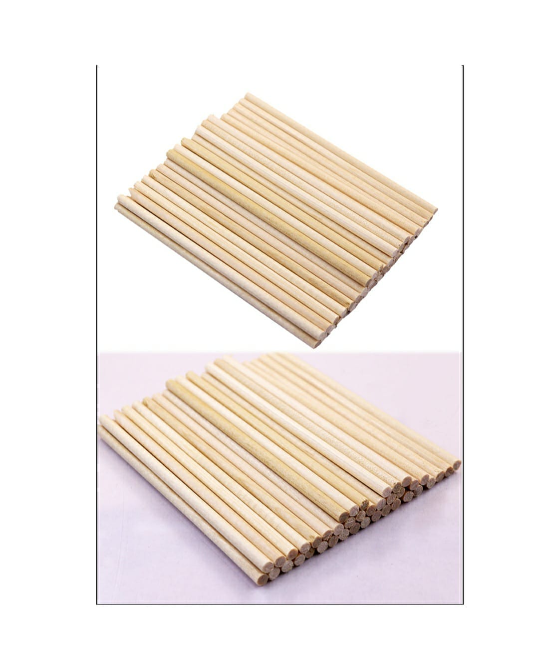 Wooden Stick 10Cmx4Mm Plain 40Pcs Raw-2023