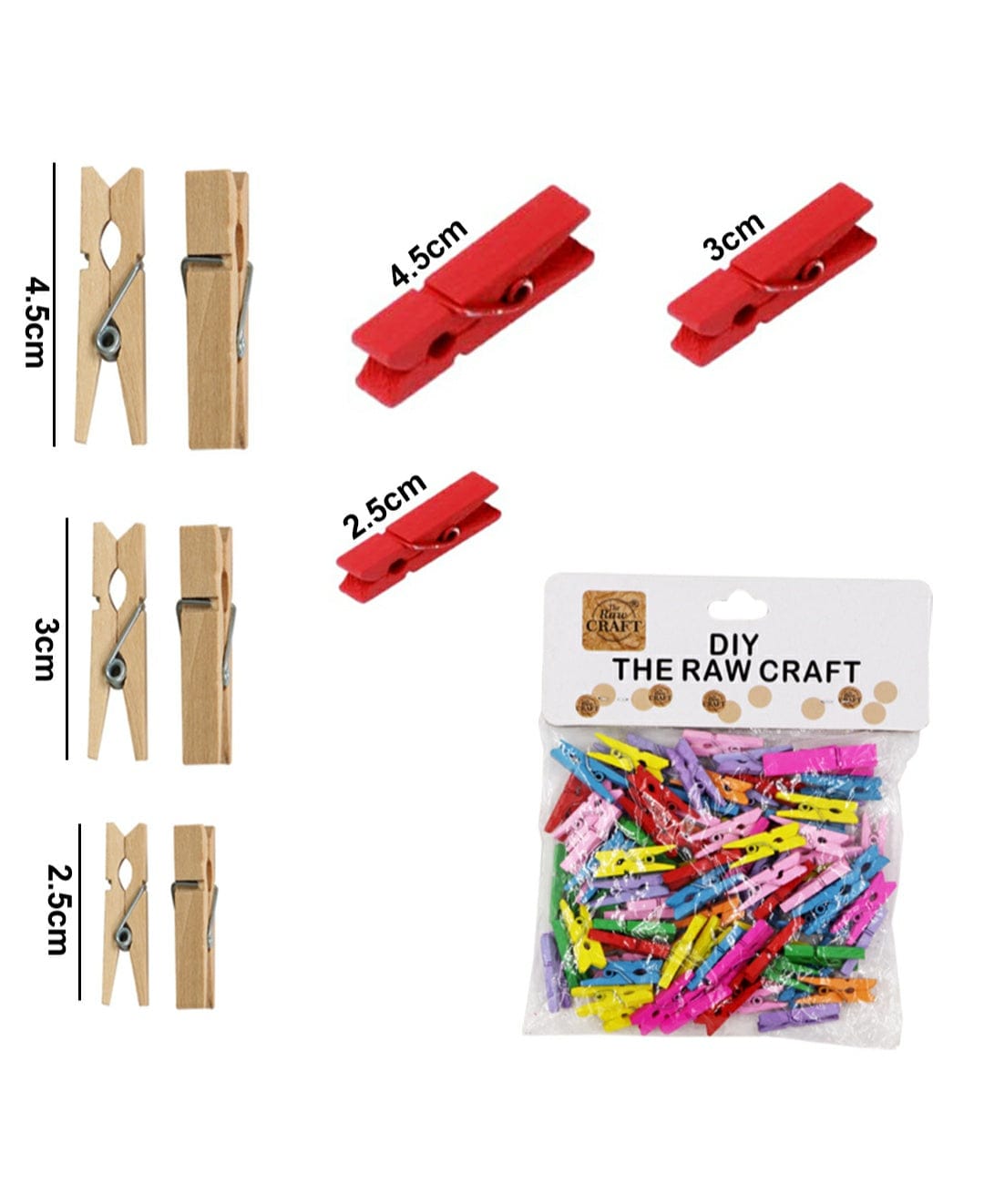 Wooden Clip Small Packing 004545