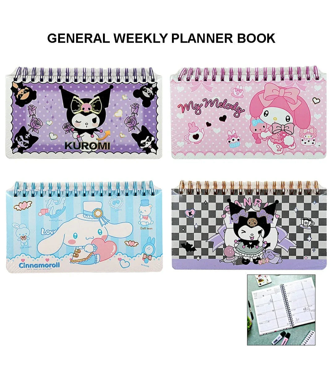 Weekly Planner Book for Organisation and goal keeping Book Prod Code 2313