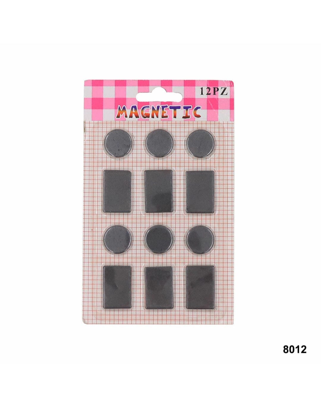 Magnet Set 12Pcs Shape Raw1330 8012