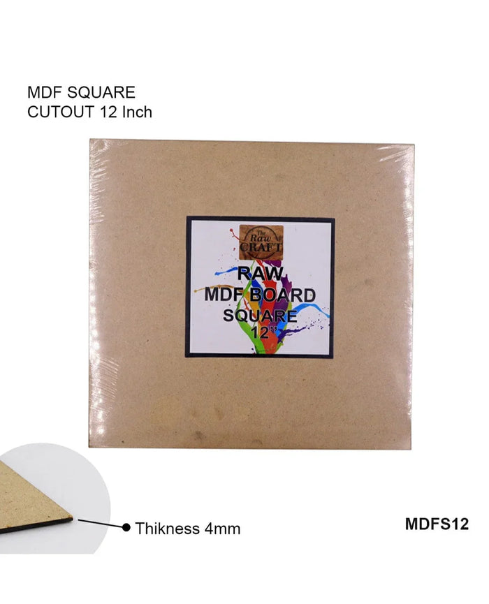 Mdf Cutout Square 12X12Inch Mdfs12X12 | INKARTO