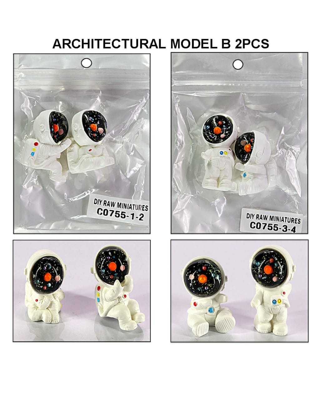 Miniatures Architerctural Models  B 2Pcs C0755