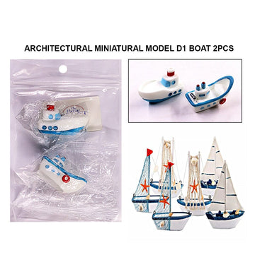 Miniatures Architerctural Models  D1 Boat 2Pcs C0043