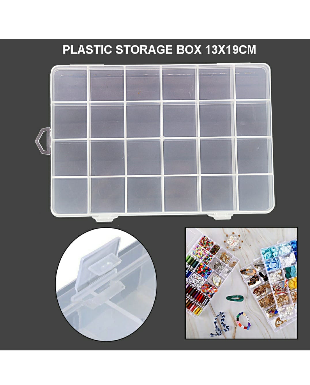 Plastic Storage Box 13X19Cm Raw4362