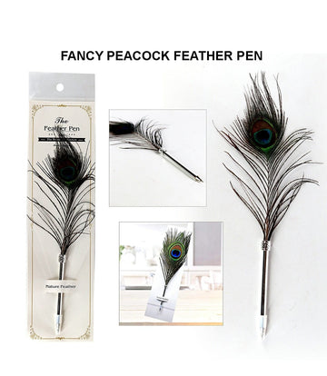 Peacock Feather Pen Raw1226-1