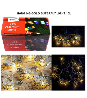 Hanging Gold Buterfly Light 10L Raw4229